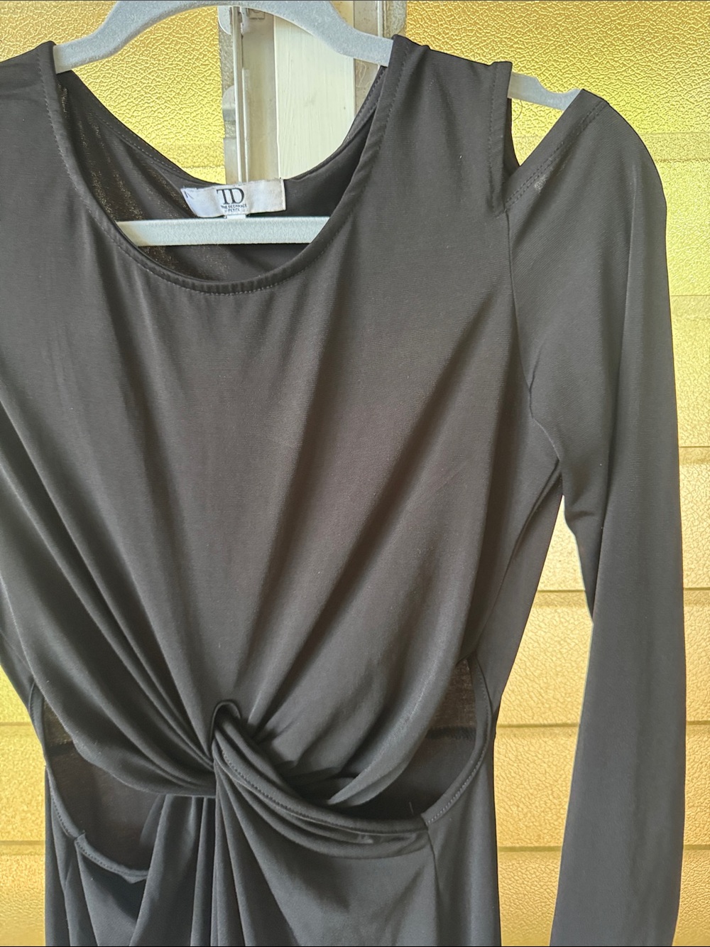 Black cut out Dress